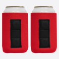 thumbnail image 1 of QualityPerfection Magnetic Can Cooler Sleeve, Neoprene 12 oz Regular size 4mm Thick Set of 2, Red, 1 of 8