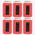 thumbnail image 1 of QualityPerfection Magnetic Can Cooler Sleeve, Neoprene 12 oz Regular size 4mm Thick Set of 6 ( Neon Pink ), 1 of 1
