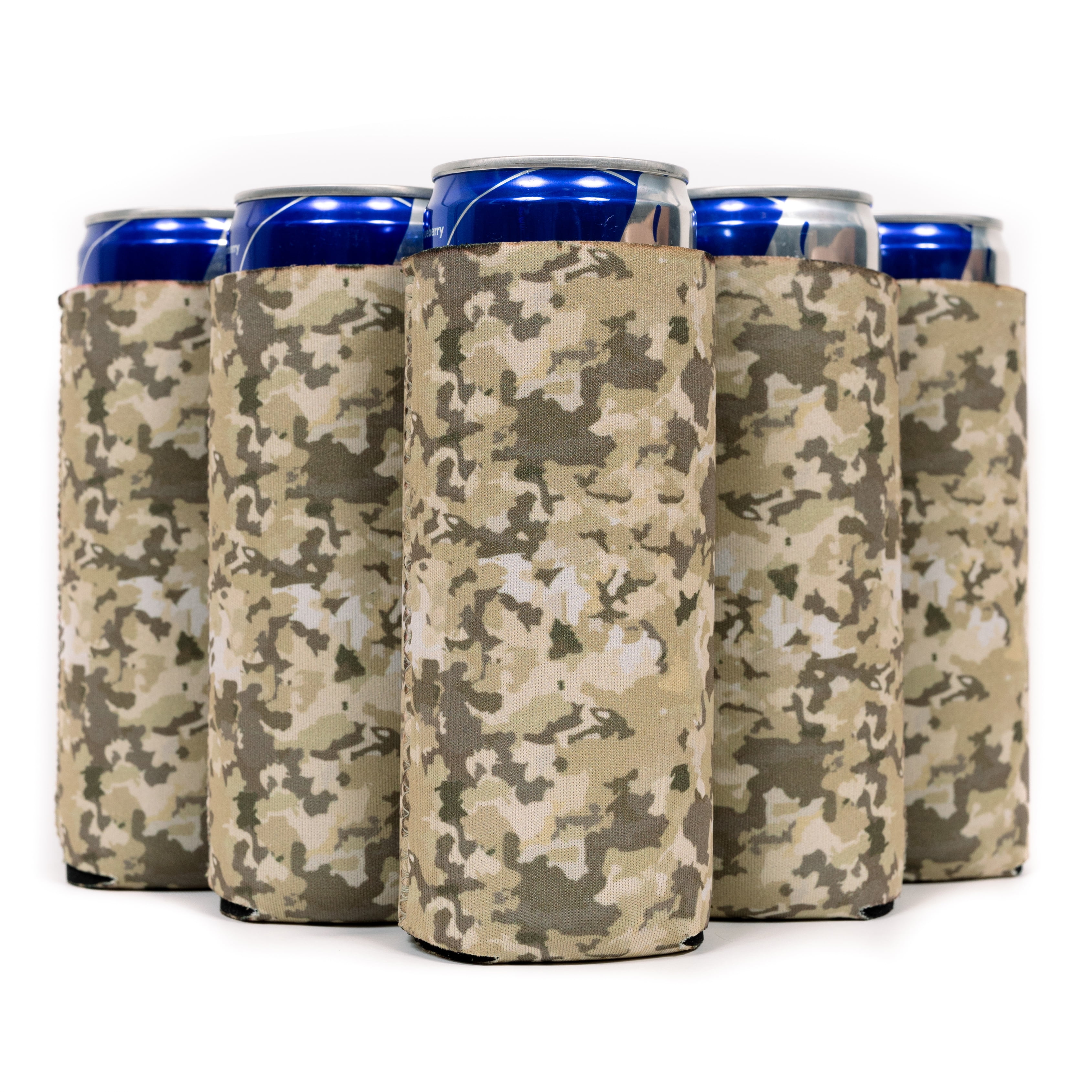 18-Pack Tie Dye Neoprene Beer Can Coolers - Insulated Sleeves For 12-16 Oz Cans & Bottles