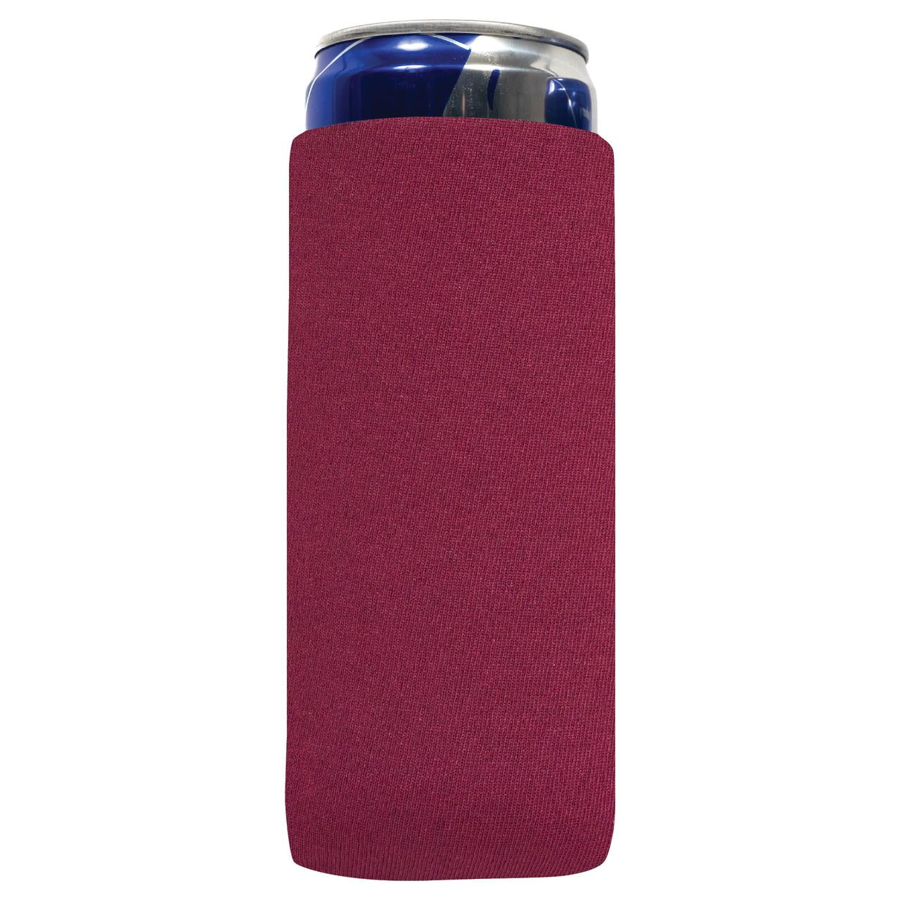 QualityPerfection Slim Can Cooler 12oz Skinny Coolie 12 / Red