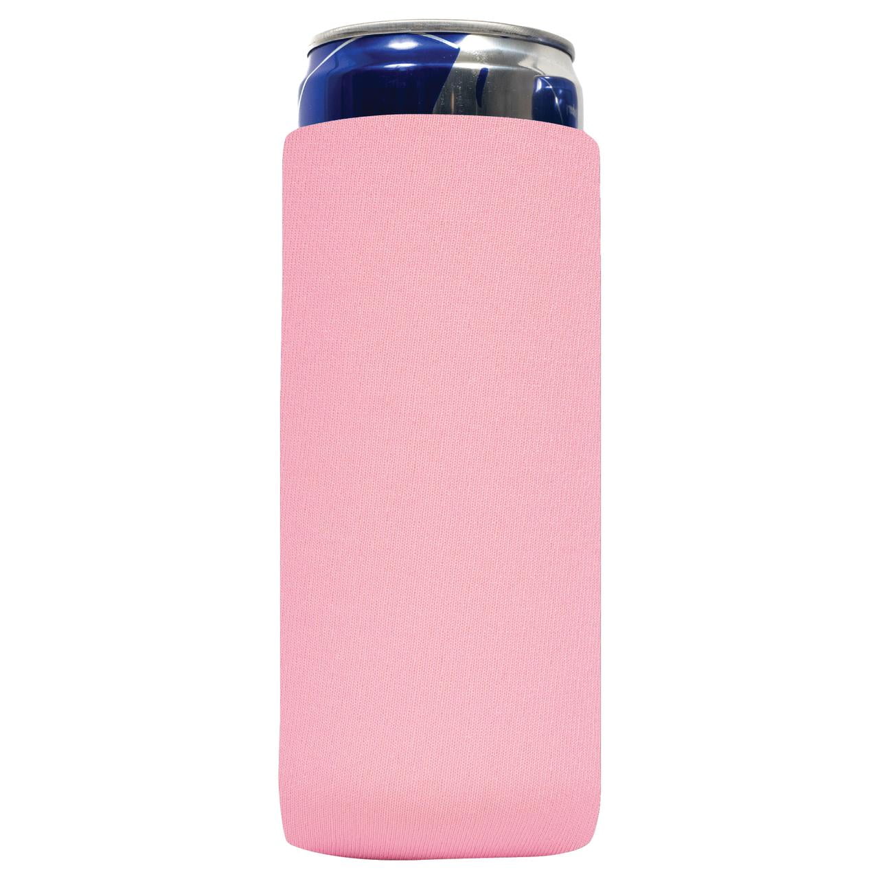 QualityPerfection Slim Can Cooler Sleeves, Premium 4mm Skinny Can Coolers Neoprene Lilac, 1 Unit, Size: 12 oz Slim Can, Pink