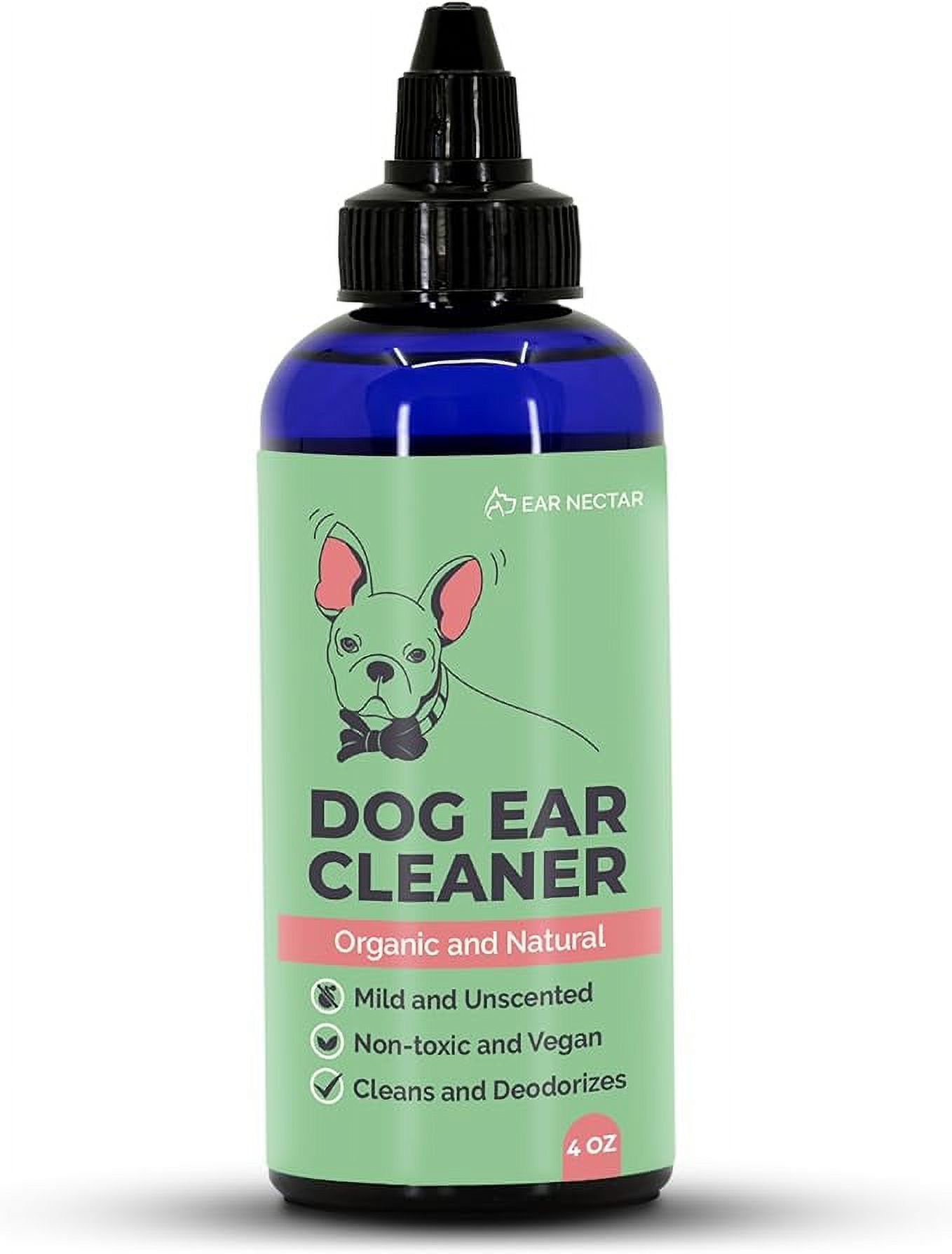QualityPet Ear Nectar Dog Ear Cleaner Solution with Aloe, Vitamin E