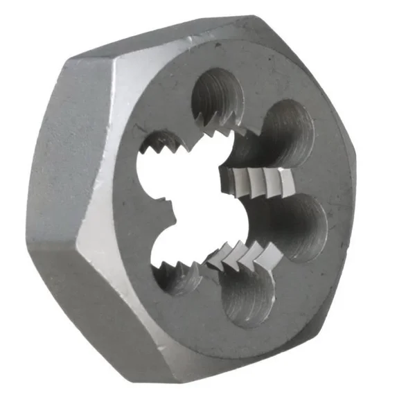 Qualtech 10-24 Carbon Steel Hex Rethreading Die DWTHX1024