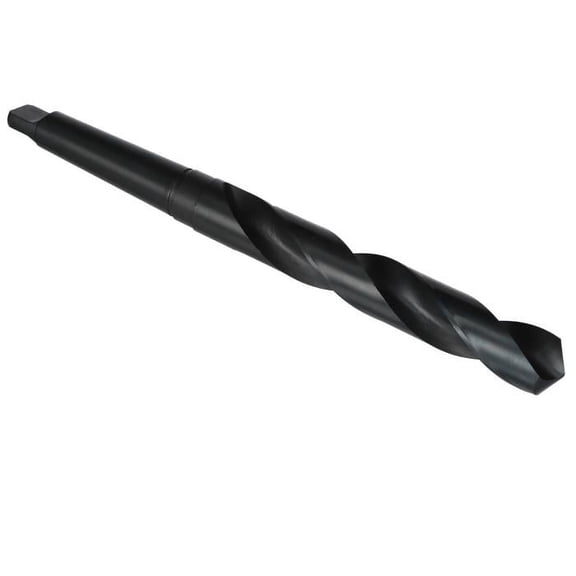 Drill America 1-7/32" 3MT HSS Undersized Shank Taper Shank Drill Bit