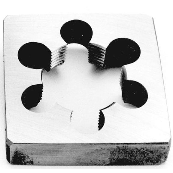 Drill America 1"-8 Carbon Steel Square Bolt Die
