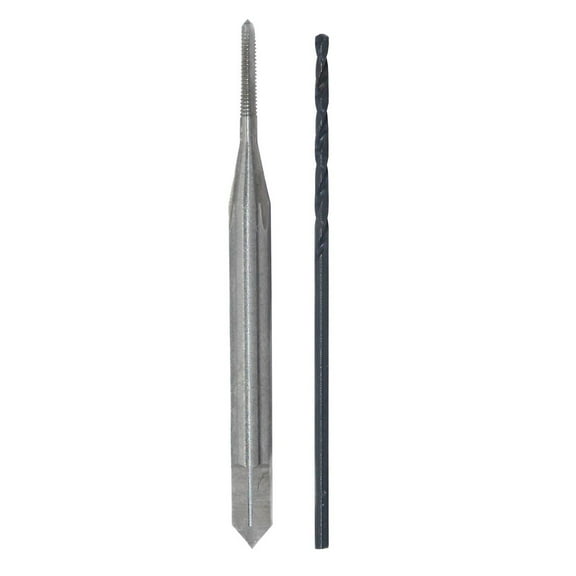 Qualtech POU5-40 #5-40 HSS Plug Tap and #38 HSS Drill Bit