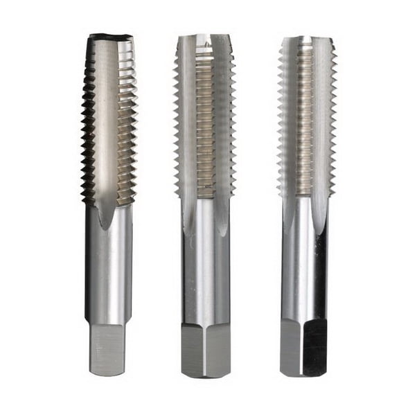 Qualtech m18 X 2.5 Carbon Steel Tap Set, DWTCS18X2.5S