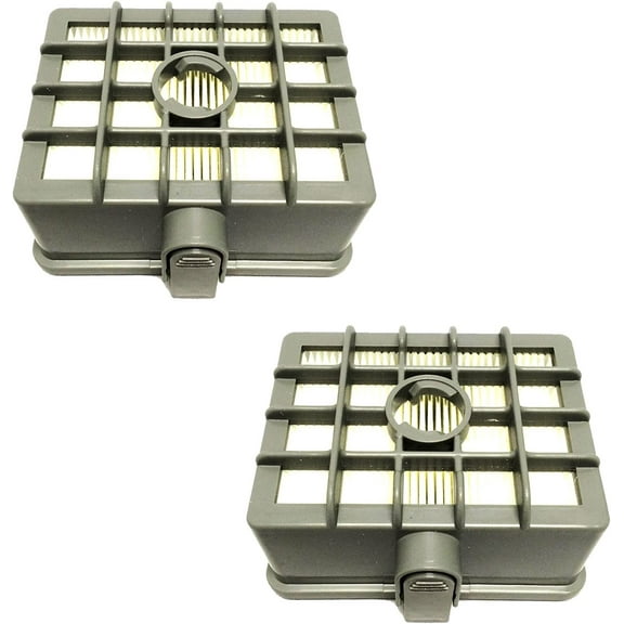 Qualtex Masterpart Replacement Short HEPA Filter for Shark NV450 Upright Vacuum Cleaners - 2 Pack