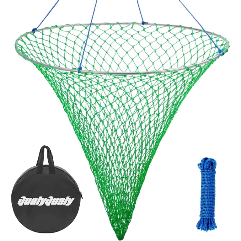 amount of rope in a fishing net POUI COME DREAM Depth 16ft Anti-Winding 3 Layers Wrapped Lead Sinker Length 262ft Gill Net for Fishing Survival 30mm(1-1/8 Inch Mesh) : Sports & Outdoors Invisible Safety Grill for Balcony