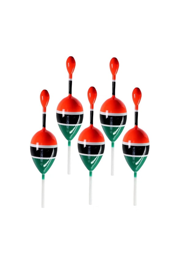 Slip Bobbers Weighted Fishing Floats for Crappie, Panfish, Trout, Bass, Adjustable Pack of 5