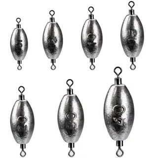 Bullet Weights Trolling Sinkers with Chain and Snap