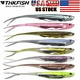 thumbnail image 1 of QualyQualy Soft Plastic Swimbait Paddle Tail Shad Lure Soft Bass Shad Bait Minnow Paddle Tail Swim Bait for Bass Trout Walleye Crappie - 2.75in, 3.14in, 3.94in, 5in, 1 of 7