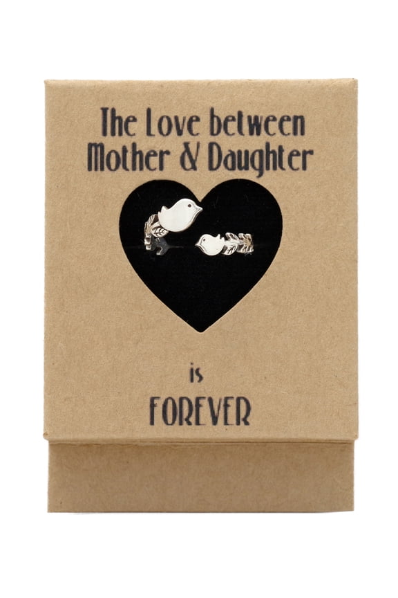 Bird Ring, Mother Daughter Jewelry, Mothers Rings