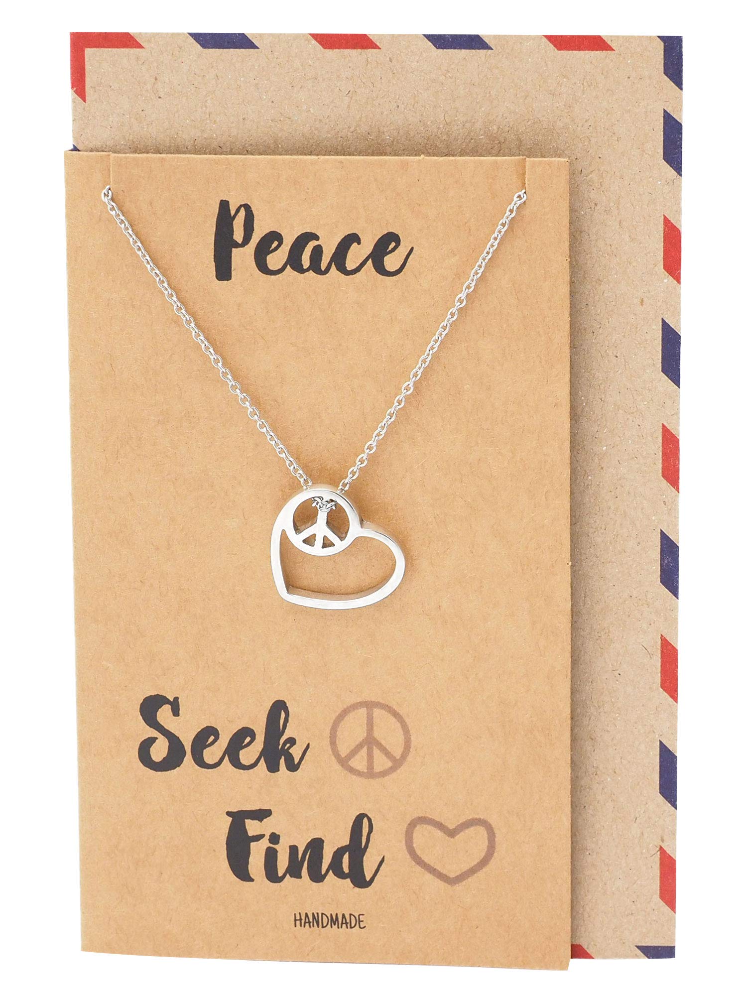 Quan Jewelry Seek Peace KGF6 Find Love Necklace, 100% Unique Present in ...