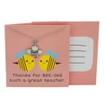 thumbnail image 1 of Quan Jewelry Teacher's Day Bee Necklace, Teacher Gifts with Greeting Card, Funny Sayings, 1 of 4