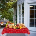 thumbnail image 1 of QuanTara 4th of July Tablecloth 54x108in Disposable Plastic Table Cover, Patriotic Flag Design for Memorial Day Independence Day Party Decorations Indoor Outdoor Use, 1 of 5