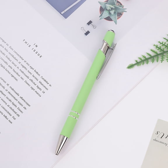 QuanTara 5-Pack Aluminum Stylus Pens with Ballpoint Tip – Touchscreen & Writing Pens for Business, Promotions & Everyday Use