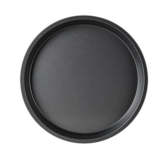 QuanTara 6" Round Non-Stick Pizza Baking Pan, Commercial & Home Use Pizza Pan with Curled Edges, Even Heat Distribution for Thin Crust or Deep Dish, Easy Release