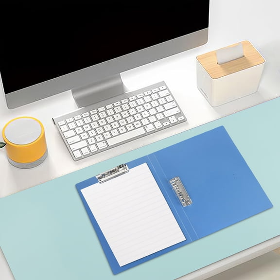 QuanTara A4 Document Folder – Dual Clip File Holder for Office & Business Paper Organization, Letter Size Portfolio