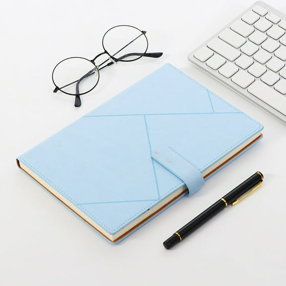 QuanTara A5 Faux Leather Notebook, Hardcover Business Office Notebook with Magnetic Closure, Thick Paper Journal for Professionals (8.5" x 5.7")