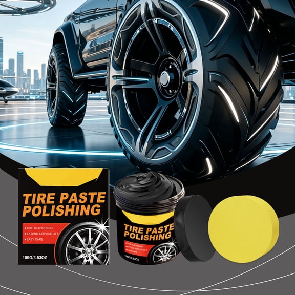 QuanTara Automobile Tire Rejuvenation Paste – Tire Repair & Protection Cream – Restores Elasticity & Prevents Cracking
