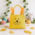 thumbnail image 1 of QuanTara Easter Bunny Ear Handbag, Linen Gift Packaging Tote Bag with Drawstring, Reusable Festival Decorative Bag for Gifts & Parties (15.35x8.46in), 1 of 8