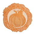 thumbnail image 1 of QuanTara Fall Pumpkin Lace Placemat, Round Knitted Table Doily, Thanksgiving Harvest Decor, Orange Hollow Out Table Mat for Dining Room, Party & Rustic Wedding, 1 of 6