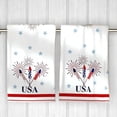 thumbnail image 1 of QuanTara Independence Day Kitchen Towels Set of 2, Patriotic Holiday Dish Towels 23.6x15.7in, Highly Absorbent Tea Towels for Cooking, Drying, Decor, 1 of 6