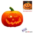 thumbnail image 1 of QuanTara Large LED Pumpkin Light - 20" Blow Mold Halloween Decoration, Weather-Resistant Plastic Jack-o'-Lantern for Entryways, Retail Windows & Commercial Displays, 1 of 7