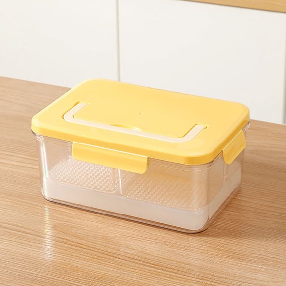 QuanTara Portable Lunch Box with Detachable Ice Pack, Insulated Food Storage Container for Outdoor Picnic & Travel, 800ml Leakproof Bento Box for Meal Prep