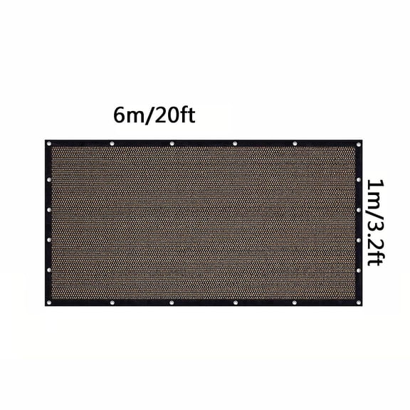 QuanTara Sun Shade Cloth, 90% UV Block Garden Shade Fabric with Reinforced Grommets, Durable Patio Sunshade Cover for Pergola, Carport, Playground, 200 GSM