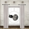 thumbnail image 1 of Quance 1" dia. Single Curtain Side Rod 12-20 inch long (Set of 2) - Black, 1 of 2