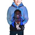 thumbnail image 1 of Quando Rondo Kids' Hoodie 3D Print Sweatshirt Soft Pullover Hooded with Big Pockets Fans Gifts for Boys or Girls Medium, 1 of 7