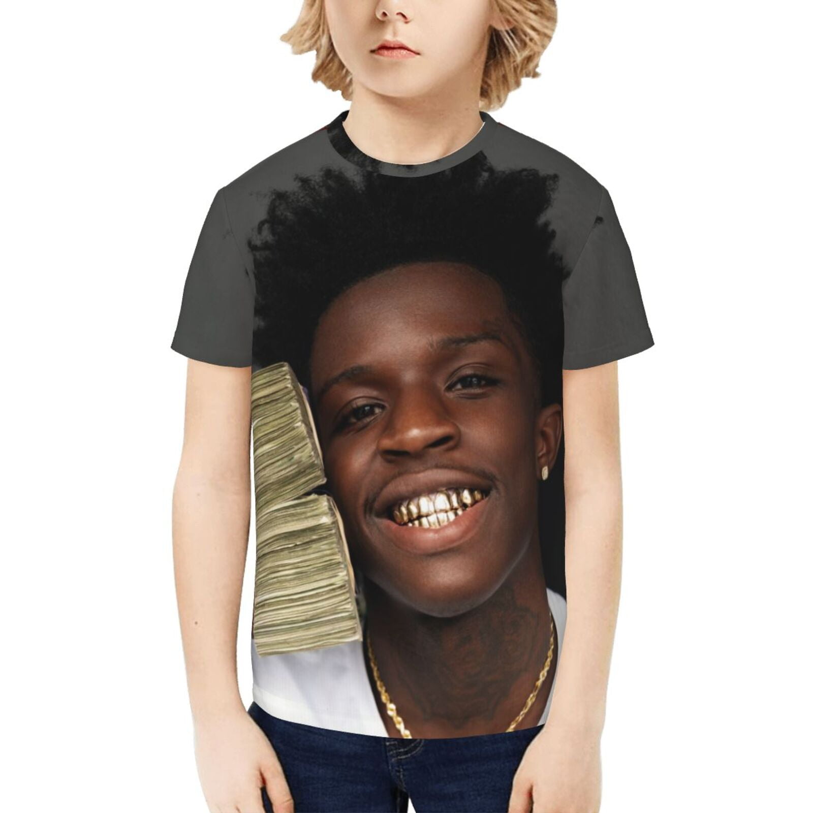 Ajnuspg Kids 3D Printed T-Shirts - Soft Polyester Crewneck Tees For Boys & Girls | XS To XL Sizes - View #9