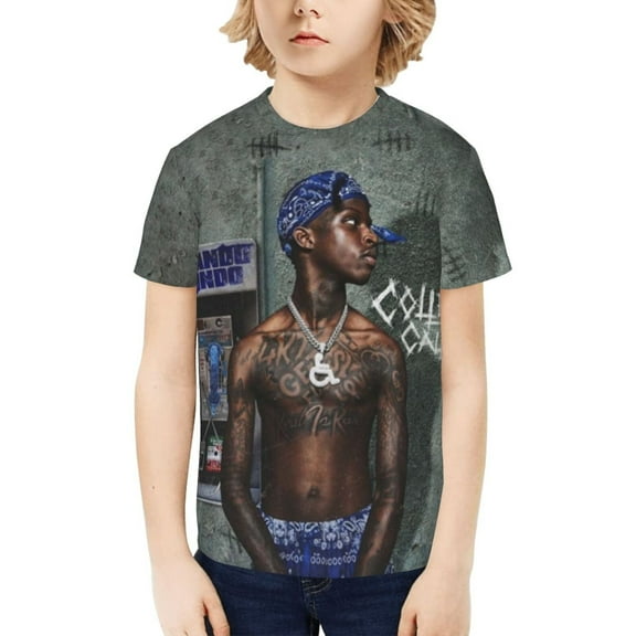 Quando Rondo Kids T-Shirt 3d Printed Graphic T-Shirts Boys And Girls Short Sleeve Shirts For Youth Kids X-Small