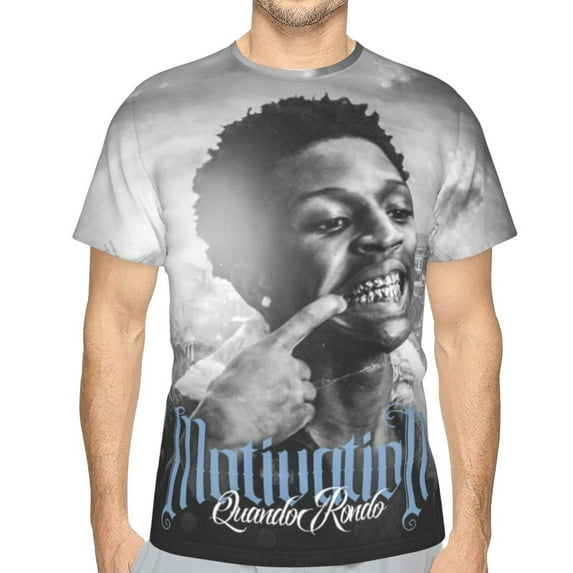 Quando Rondo Unisex 3d Pattern Printed Short Sleeve T-Shirts Casual Graphics Tees Small