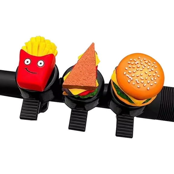 Quanmin Bike Bell Bicycle Accessories Warning Signal Cute Bicycle Horns for Kids Toddler Children Adults Sport Outdoor For Balance Bike Cartoon Bike Mountain Bike Stroller Scooter3 PCS