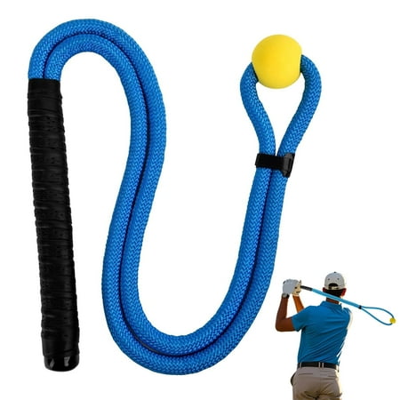Quanmin Golf Rope Swing Trainer - Bat & Speed Practice Equipment, Swing Corrector & Warm-up Aid for Club Practice