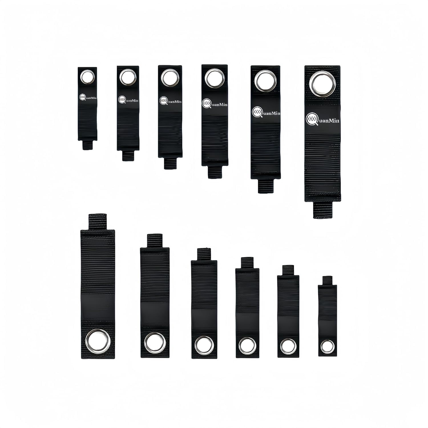 Quanmin 12 Pack Heavy-Duty Storage Straps Extension Cord Storage Swing ...