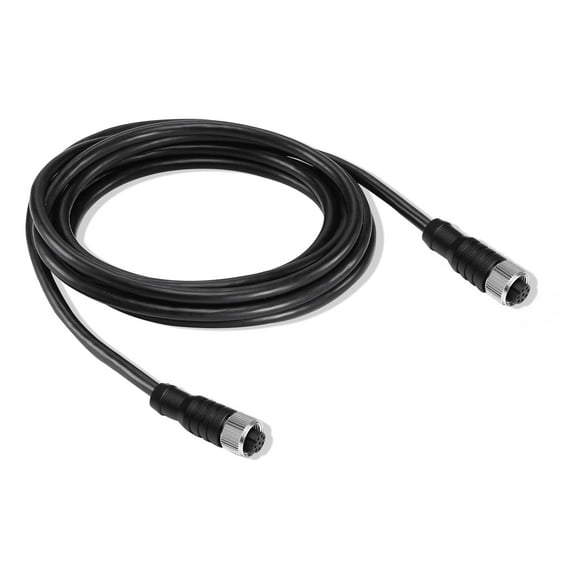 Quanmin M12 8Pin 720073-6 Ethernet Cable for Boat Fish Finders Adapter Cable 5 ft/1.5M Female to Female 24AWG Netconnect 5E Cable Corrosion-Resistant Connectors 60V 2A AS EC 5E