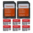 thumbnail image 1 of Quanmin Ultra 8GB Memory Card, Micro SD Card 6 Pack, Micro SD/TF Flash C10 A1 Memory TF Card for Camera/Tablet/Mobile Phone//Game/Car Audio/Console（ (6 microSD Cards + 2 Adapter)）, 1 of 6