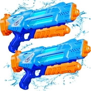Quanquer 2pack Water Guns for Kids Adults,1200cc Super Water Blaster Guns Toy Summer,Squirt Gun Soaker Big Water Toy for Children Unisex Summer Swimming Pool Party Beach Outdoor Activity