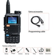 Quansheng UV5Rplus walkie-talkie full-band aviation band hand-held outdoor automatic one-button frequency matching go on road tr