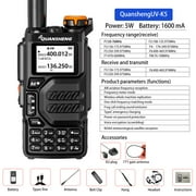 Quansheng UVK5 walkie-talkie long-distance professional civil outdoor go on road trip UV multi-frequency full-length hand-held a