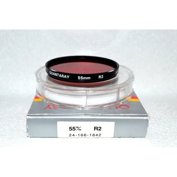 Quantaray 55 Mm New R2 Screw-In Filter With Case/Box Japan (N-67)