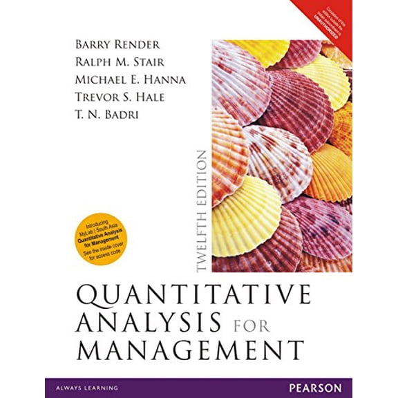 Pre-Owned Quantitative Analysis for Management, 9789332568587, 9332568588, Paperback, International edition.