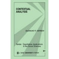 thumbnail image 1 of Quantitative Applications in the Social  Contextual Analysis, Book 81, (Paperback), 1 of 1