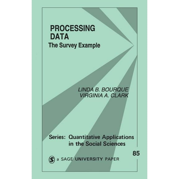 Quantitative Applications in the Social  Processing Data: The Survey Example, Book 85, (Paperback)