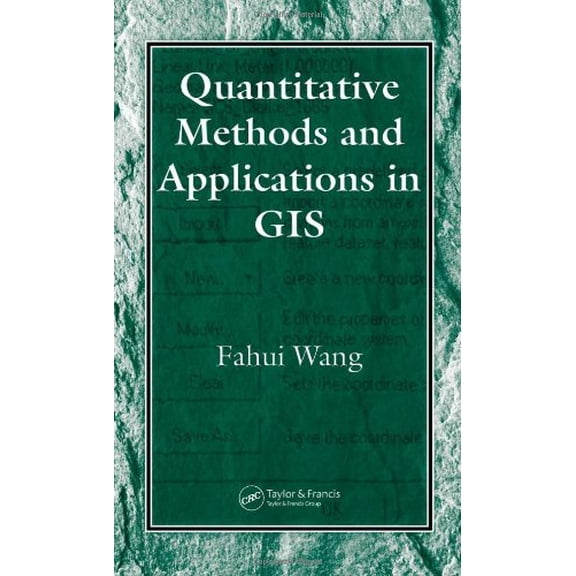 Pre-Owned Quantitative Methods and Applications in GIS [With CDROM] (Hardcover) 0849327954 9780849327957