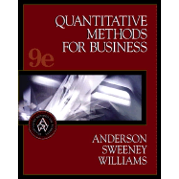 Pre-Owned Quantitative Methods for Business, with CD-ROM, 9th edition, 9780324184136, 0324184131, Hardcover, 9th edition